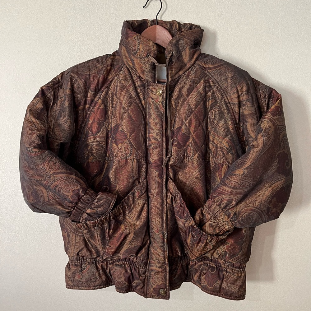 Vintage 1980s Giacca ski puffer coat